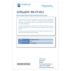 Non Verbal Reasoning - Test Pack 2